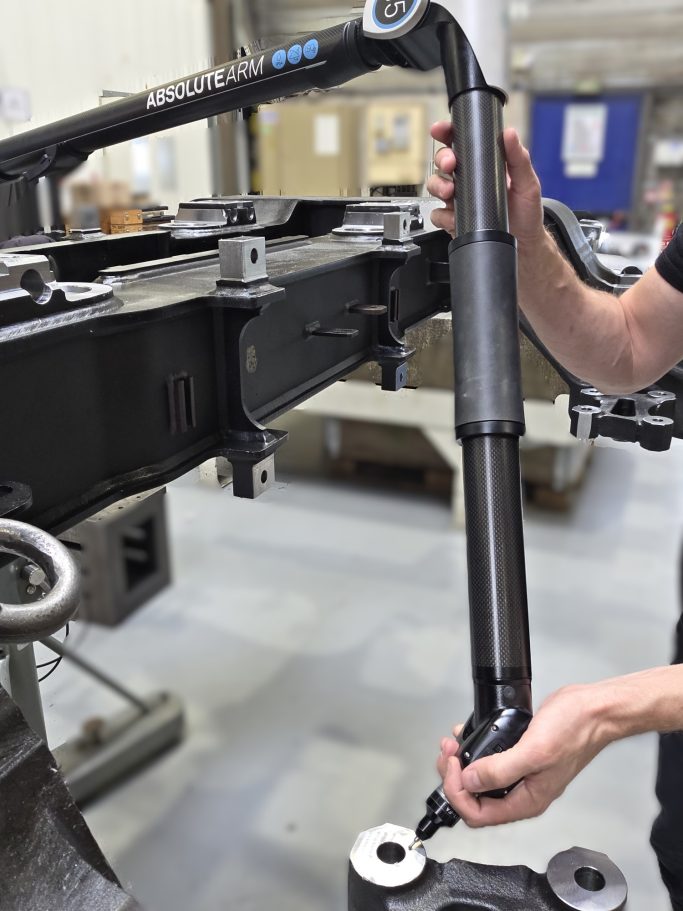 Mesures dimensionnelles sur bras de mesure Hexagon client