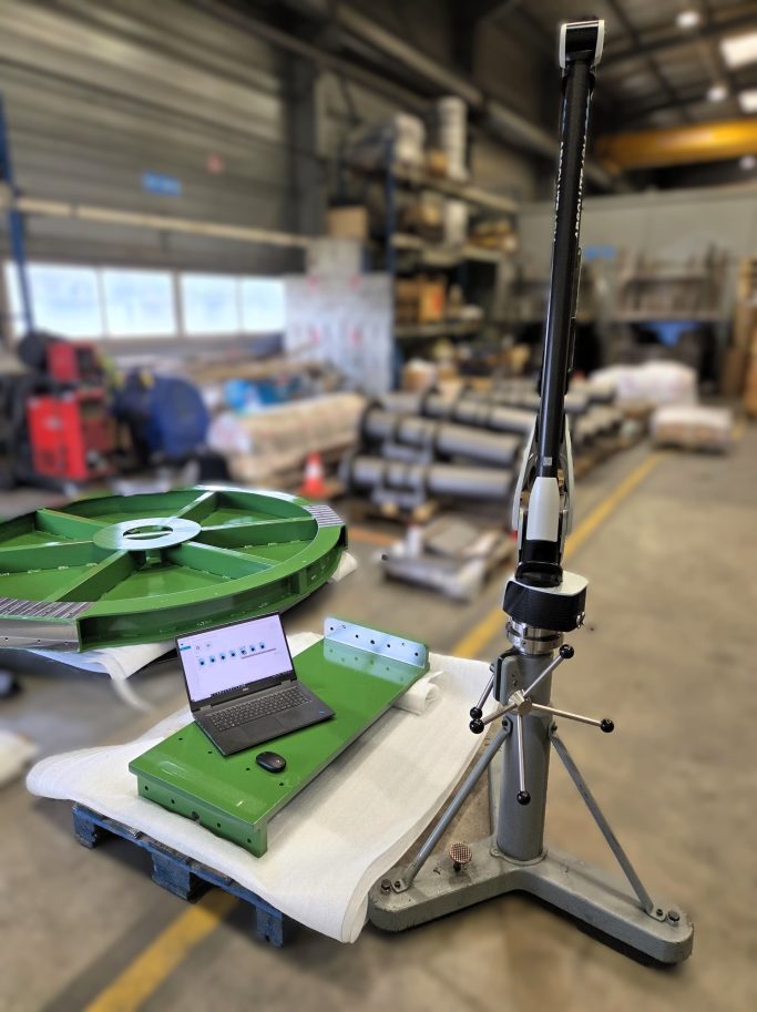 Mesures dimensionnelles sur bras de mesure Hexagon client