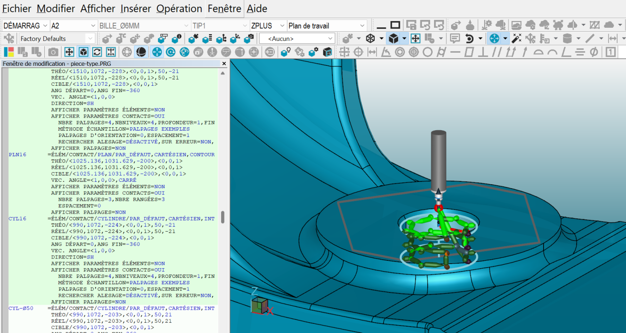 Programmation OFFLINE - PC-DMIS - 3D - Scanning
